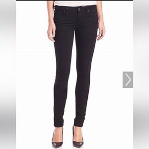 Paige Extra Skinny Ultra Long black pants